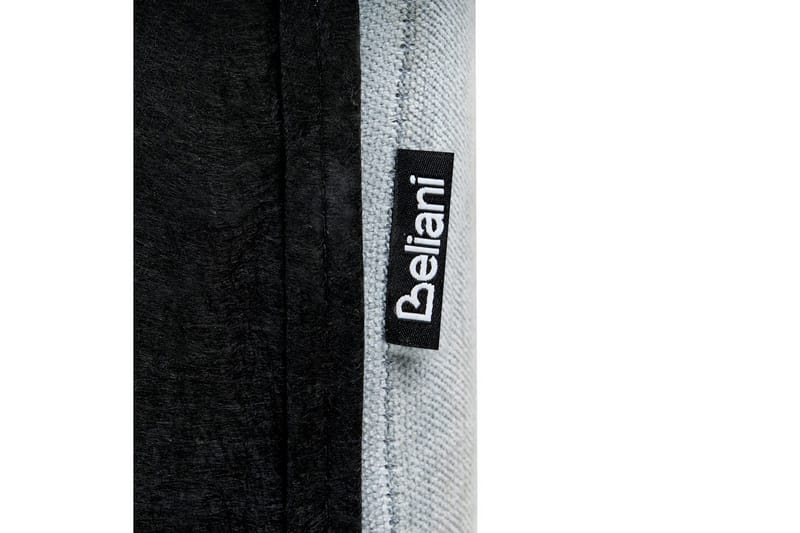 Seng med lagring Blagnac - Blå/Polyester, 180x200 cm - Møbler - Senger - Sengeramme & sengestamme