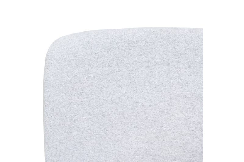 Seng med lagring Blagnac - Grå/Polyester, 180x200 cm - Møbler - Senger - Sengeramme & sengestamme