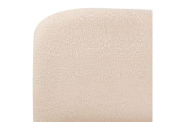 Seng med lagring Blagnac - Lys beige/Bouclé, 160x200 cm - Møbler - Senger - Sengeramme & sengestamme
