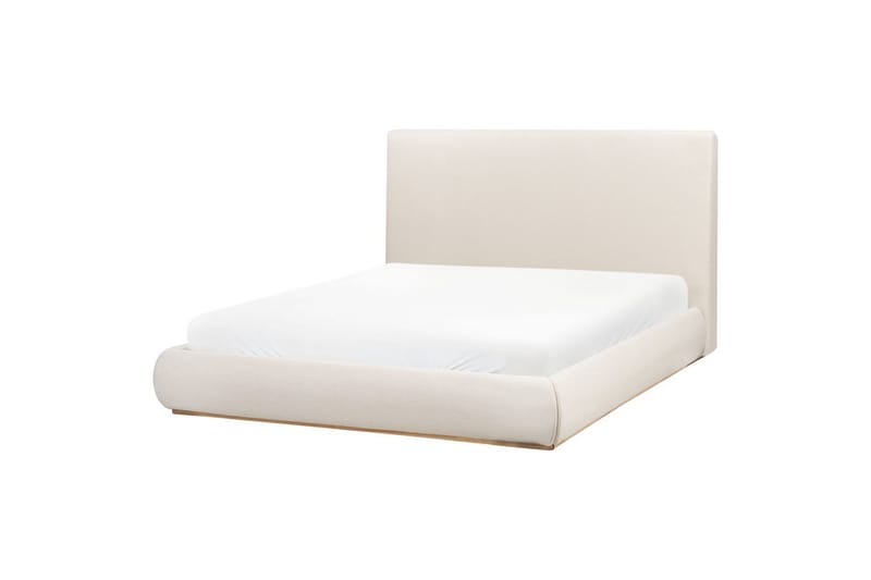 Seng med lagring Campagne - Beige, 160x200 cm - Møbler - Senger - Sengeramme & sengestamme