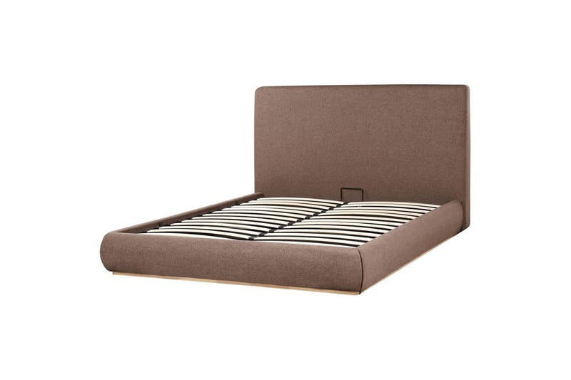 Seng med lagring Campagne - Brun, 160x200 cm - Møbler - Senger - Sengeramme & sengestamme