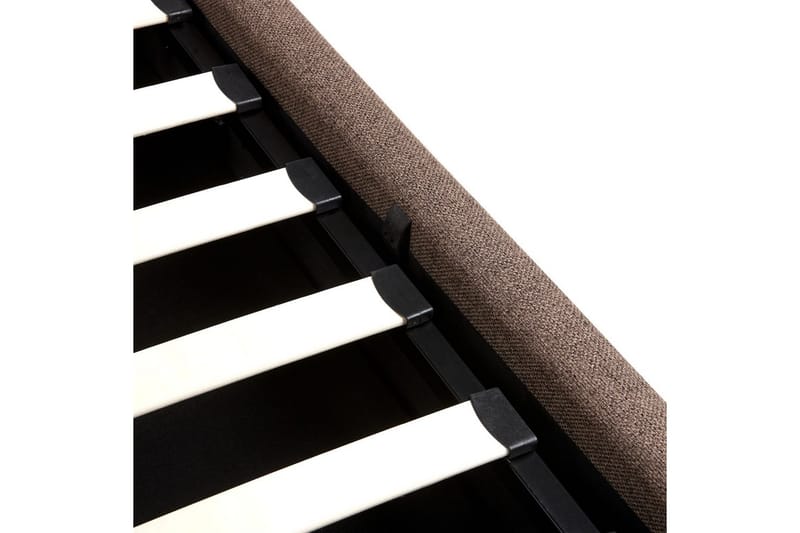 Seng med lagring Campagne - Brun, 160x200 cm - Møbler - Senger - Sengeramme & sengestamme