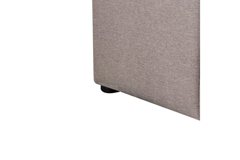 Seng med lagring Castelnavet - Beige, svart, 180x200 cm - Møbler - Senger - Sengeramme & sengestamme