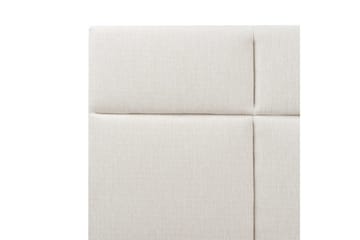 Seng med lagring Lagord - Off-white, Svart, 160x200 cm - Møbler - Senger - Sengeramme & sengestamme