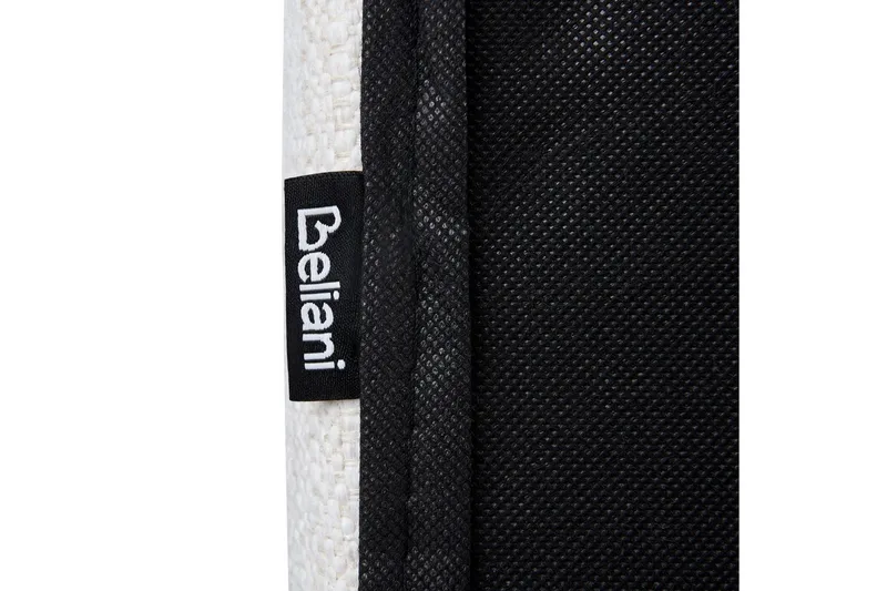 Seng med lagring Lagord - Off-white, Svart, 180x200 cm - Møbler - Senger - Sengeramme & sengestamme