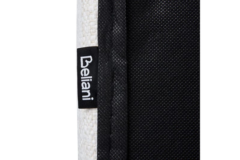 Seng med lagring Lagord - Off-white, Svart, 180x200 cm - Møbler - Senger - Sengeramme & sengestamme