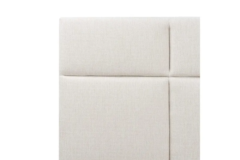 Seng med lagring Lagord - Off-white, Svart, 180x200 cm - Møbler - Senger - Sengeramme & sengestamme