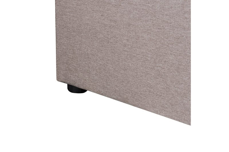 Seng med lagring Lagord - Taupe, svart, 180x200 cm - Møbler - Senger - Sengeramme & sengestamme