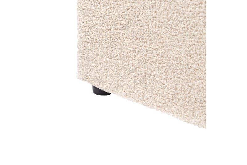 Seng med lagring Lavaur - Beige/Bouclé, 180x200 cm - Møbler - Senger - Sengeramme & sengestamme