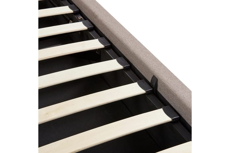 Seng med lagring Monestier - Beige, 180x200 cm - Møbler - Senger - Sengeramme & sengestamme