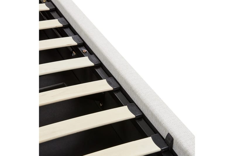 Seng med lagring Monestier - Hvit, 160x200 cm - Møbler - Senger - Sengeramme & sengestamme