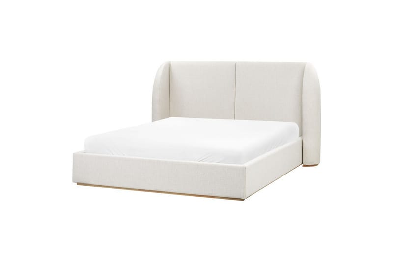 Seng med lagring Monestier - Hvit, 160x200 cm - Møbler - Senger - Sengeramme & sengestamme