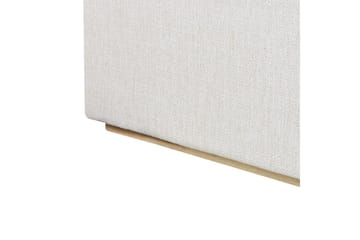 Seng med lagring Monestier - Hvit, 180x200 cm - Møbler - Senger - Sengeramme & sengestamme