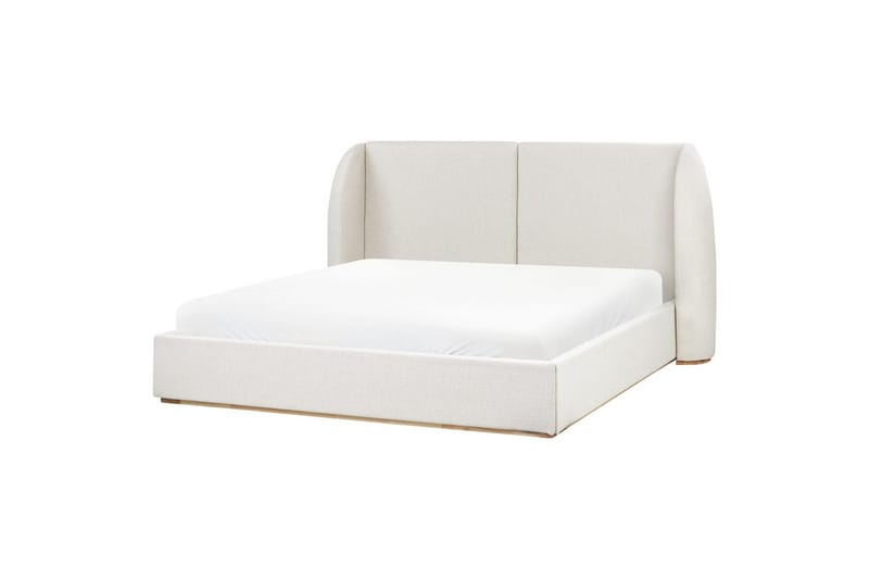 Seng med lagring Monestier - Hvit, 180x200 cm - Møbler - Senger - Sengeramme & sengestamme
