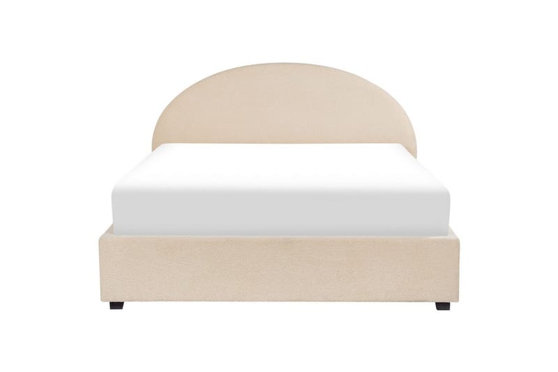 Seng med lagring Vaucluse - Beige/Bouclé, 180x200 cm - Møbler - Senger - Sengeramme & sengestamme