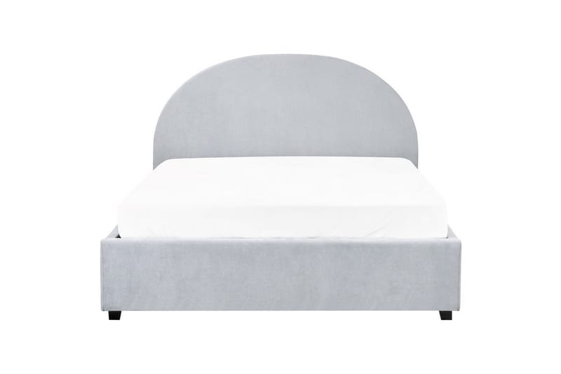 Seng med lagring Vaucluse - Lys blå/Polyester, Lyseblå/Polyester, 140x200 cm - Møbler - Senger - Sengeramme & sengestamme