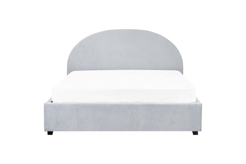 Seng med lagring Vaucluse - Lys blå/Polyester, Lyseblå/Polyester, 160x200 cm - Møbler - Senger - Sengeramme & sengestamme