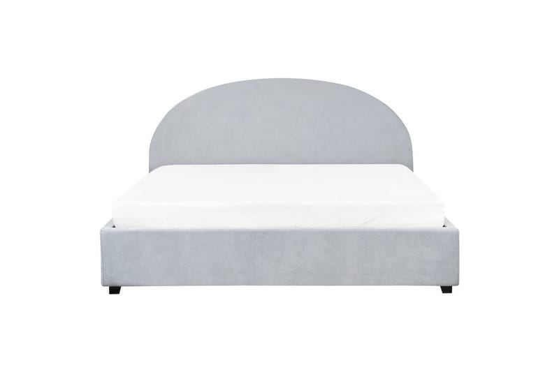 Seng med lagring Vaucluse - Lys blå/Polyester, Lyseblå/Polyester, 180x200 cm - Møbler - Senger - Sengeramme & sengestamme