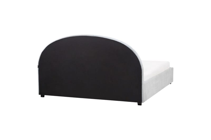 Seng med lagring Vaucluse - Lys blå/Polyester, Lyseblå/Polyester, 180x200 cm - Møbler - Senger - Sengeramme & sengestamme