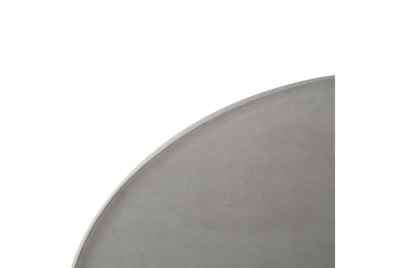 Seng med lagring Vaucluse - Lys grå/Fløyel, Lysegrå/Fløyel, 160x200 cm - Møbler - Senger - Sengeramme & sengestamme