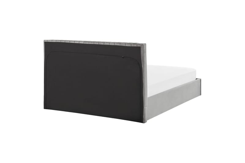 Seng med lagring Vion - Grå, 160x200 cm - Møbler - Senger - Sengeramme & sengestamme