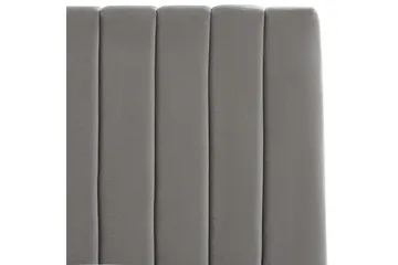 Seng med lagring Vion - Grå, 160x200 cm - Møbler - Senger - Sengeramme & sengestamme