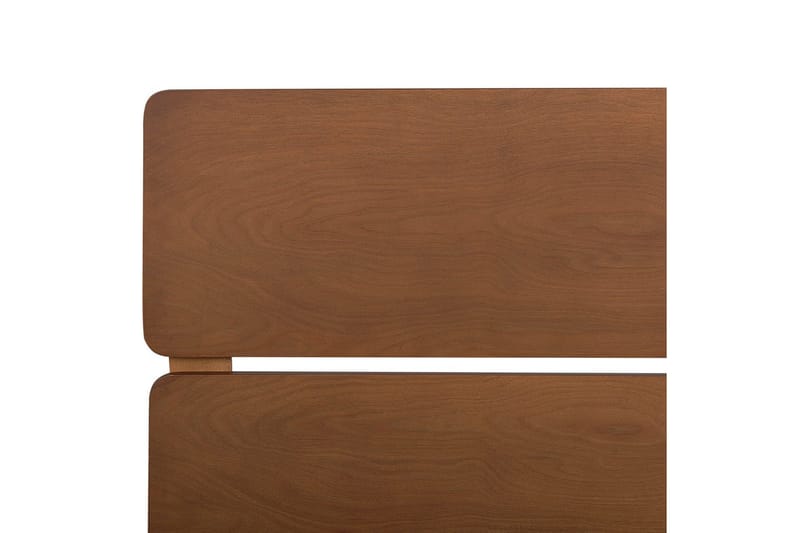 Seng med lamellbunn Boisset - Brun/Gummitre, 180x200 cm - Møbler - Senger - Sengeramme & sengestamme