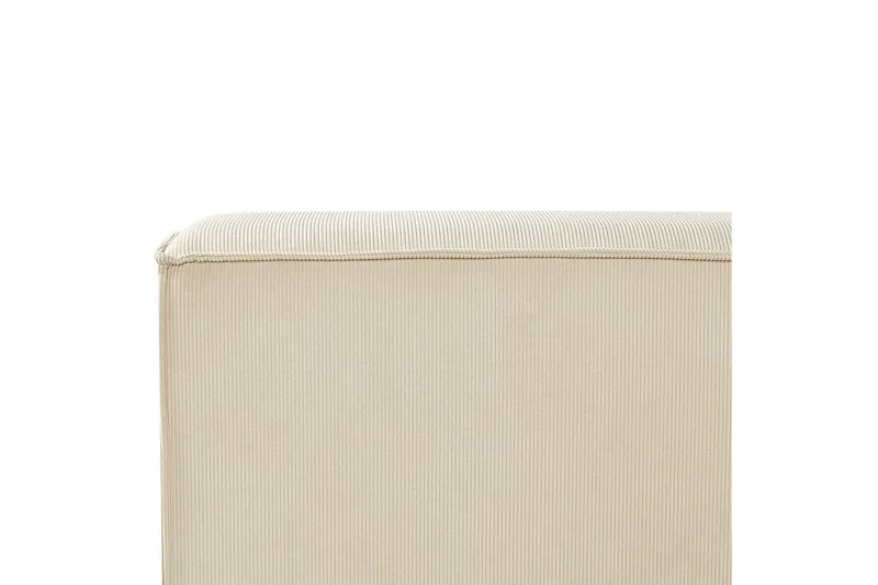 Seng med lamellbunn Linards - Beige/Manchesterstoff, 160x200 cm - Møbler - Senger - Sengeramme & sengestamme