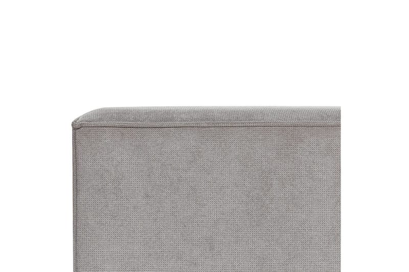 Seng med lamellbunn Linards - Grå/polyester, Grå/Polyester, 180x200 cm - Møbler - Senger - Sengeramme & sengestamme
