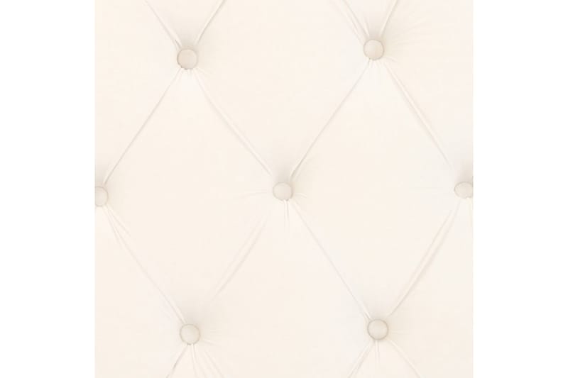 Seng med lamellbunn Lubbon - Hvit, Sølv, Hvit, sølv, 180x200 cm - Møbler - Senger - Sengeramme & sengestamme