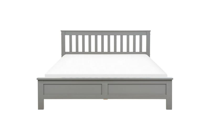 Seng med lamellbunn Mayenne - Grå, 160x200 cm - Møbler - Senger - Sengeramme & sengestamme
