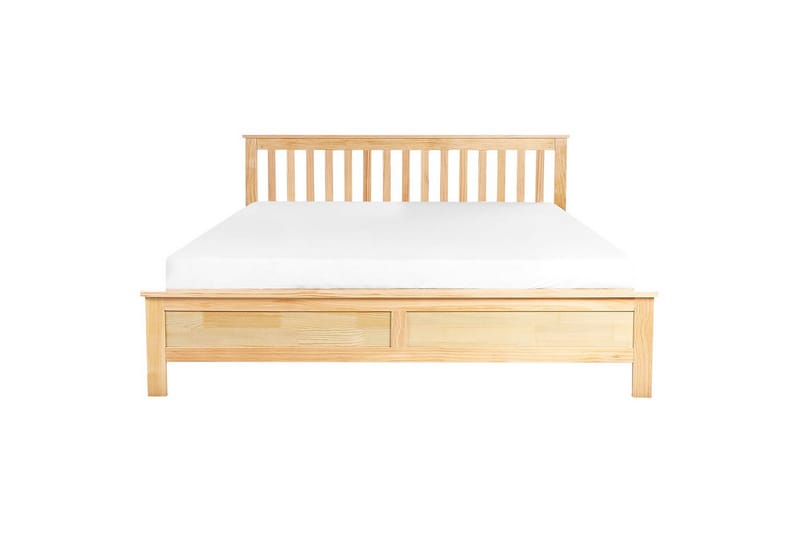 Seng med lamellbunn Mayenne - Lyst tre, 180x200 cm - Møbler - Senger - Sengeramme & sengestamme