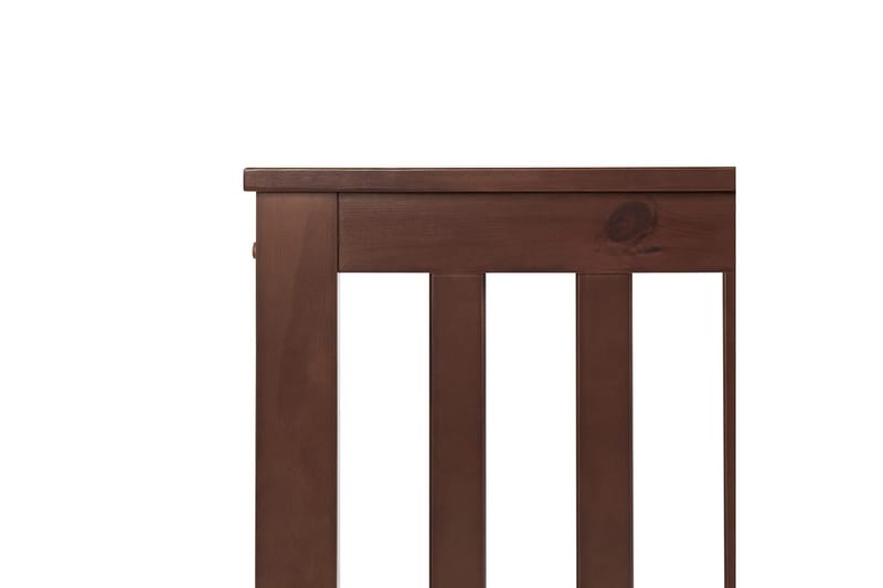 Seng med lamellbunn Mayenne - Mørkt tre, 180x200 cm - Møbler - Senger - Sengeramme & sengestamme