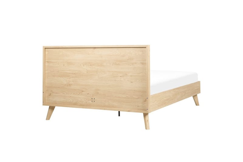 Seng med lamellbunn Monpazier - Lyst tre, 140x200 cm - Møbler - Senger - Sengeramme & sengestamme