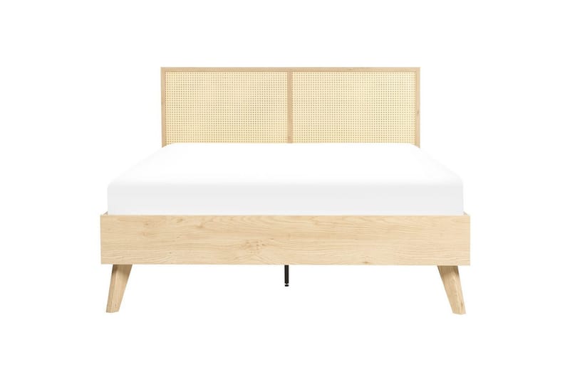Seng med lamellbunn Monpazier - Lyst tre, 140x200 cm - Møbler - Senger - Sengeramme & sengestamme