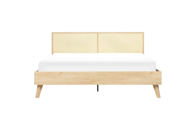 Seng med lamellbunn Monpazier - Lyst tre, 180x200 cm - Møbler - Senger - Sengeramme & sengestamme