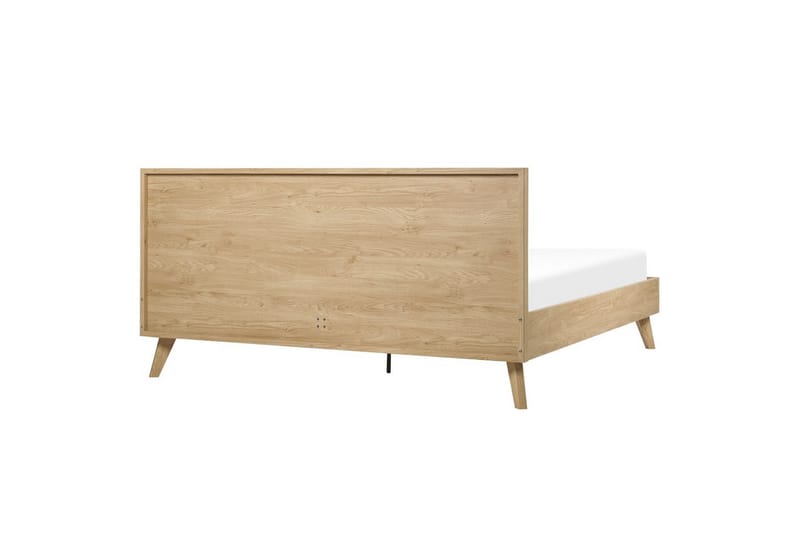 Seng med lamellbunn Monpazier - Lyst tre, 180x200 cm - Møbler - Senger - Sengeramme & sengestamme