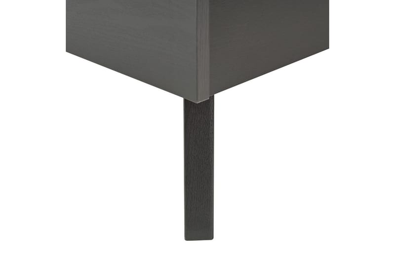 Seng med lamellbunn Monpazier - Svart, lyst tre, 140x200 cm - Møbler - Senger - Sengeramme & sengestamme