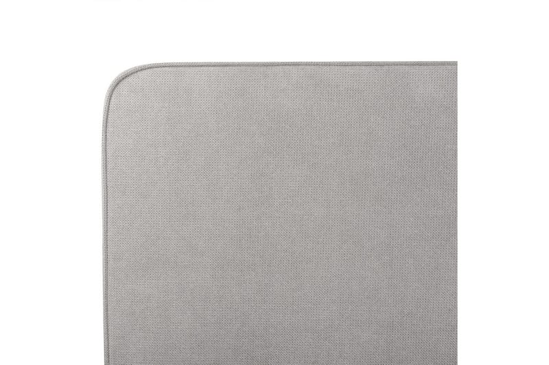 Seng med lamellbunn Valognes - Grå, svart, 180x200 cm - Møbler - Senger - Sengeramme & sengestamme