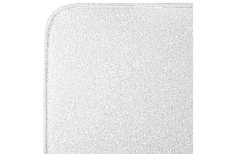 Seng med lamellbunn Valognes - Hvit, Svart, 160x200 cm - Møbler - Senger - Sengeramme & sengestamme