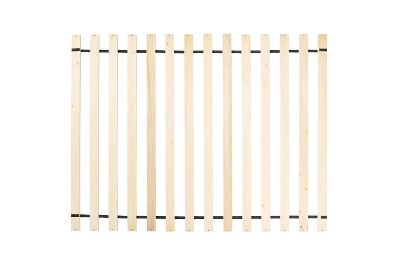 Seng med lamellbunn Valognes - Hvit, Svart, 160x200 cm - Møbler - Senger - Sengeramme & sengestamme