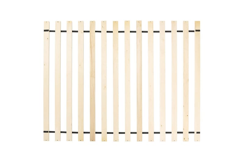 Seng med lamellbunn Valognes - Hvit, Svart, 180x200 cm - Møbler - Senger - Sengeramme & sengestamme