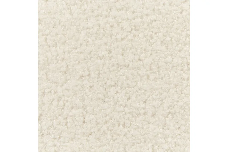 Seng med lamellbunn Valognes - Kremhvit, Svart, 180x200 cm - Møbler - Senger - Sengeramme & sengestamme