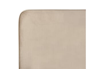 Seng med lamellbunn Valognes - Taupe, svart, 180x200 cm - Møbler - Senger - Sengeramme & sengestamme