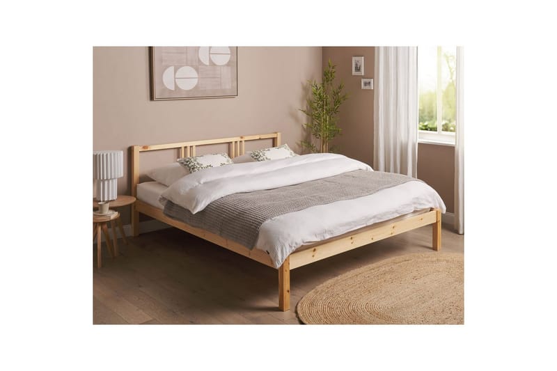 Seng med lamellbunn Vannes - 160x200 cm - Møbler - Senger - Sengeramme & sengestamme