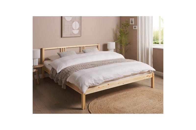 Seng med lamellbunn Vannes - 180x200 cm - Møbler - Senger - Sengeramme & sengestamme