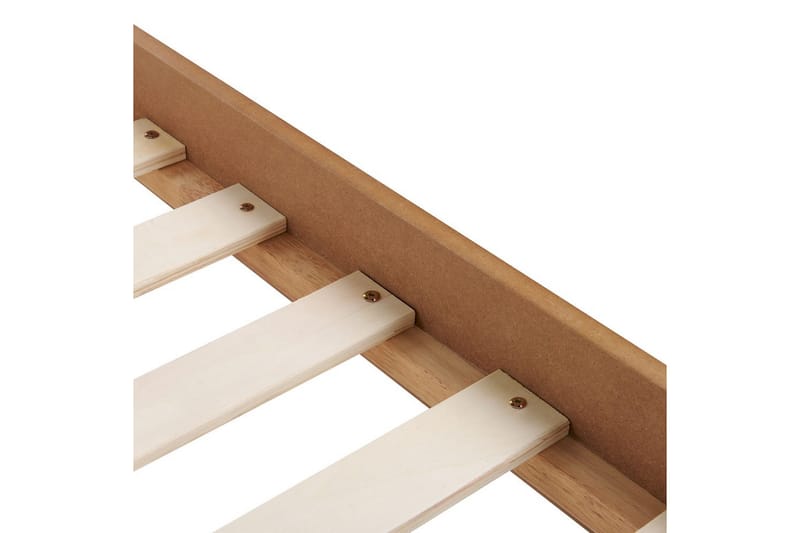 Seng med lamellbunn Poissy - Lyst tre, beige, 180x200 cm - Møbler - Senger - Sengeramme & sengestamme
