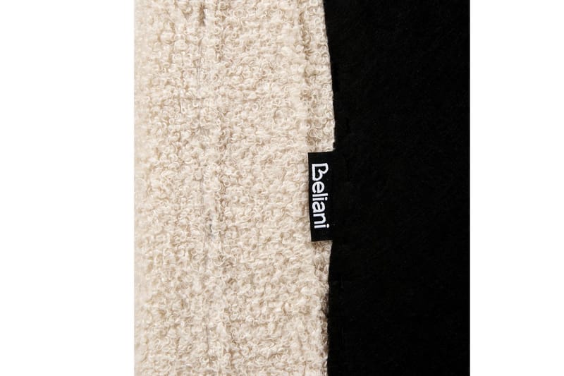 Seng med lamellramme Ambillou - Beige, svart, 140x200 cm - Møbler - Senger - Sengeramme & sengestamme