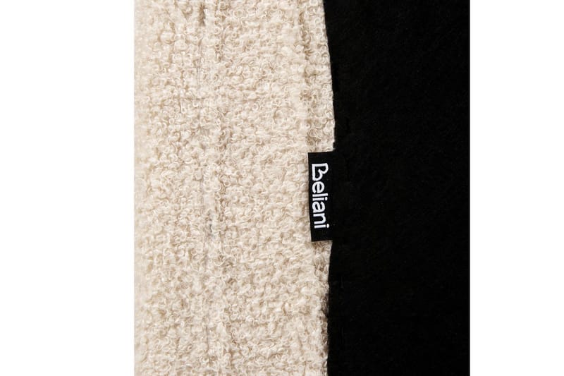 Seng med lamellramme Ambillou - Beige, svart, 180x200 cm - Møbler - Senger - Sengeramme & sengestamme