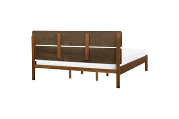 Seng med lamellramme Boisset - Brun/Gummitre, 180x200 cm - Møbler - Senger - Sengeramme & sengestamme